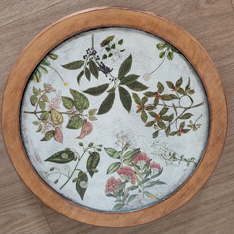 Unique, hand-decorated, lazy susan
