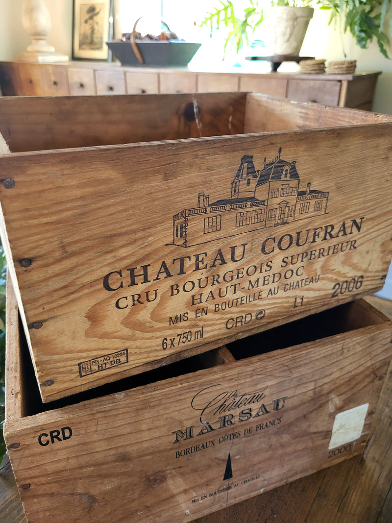Rustic French Champagne Crate
