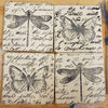 Butterflies Decor Stamp by Iron Orchid Designs - Ink, Chalk Paint, Furniture Craft Stamp 12"x12"