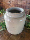 Vintage French glazed confit pot