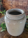 Vintage French glazed confit pot