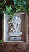 Rustic 3D plaster Persephone wall decor