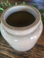Vintage French glazed confit pot