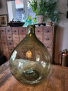 Vintage French Green Glass Carboy