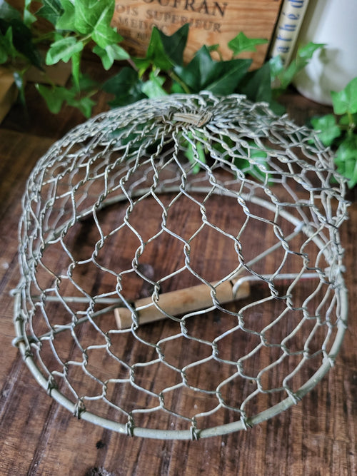 Vintage French wire basket