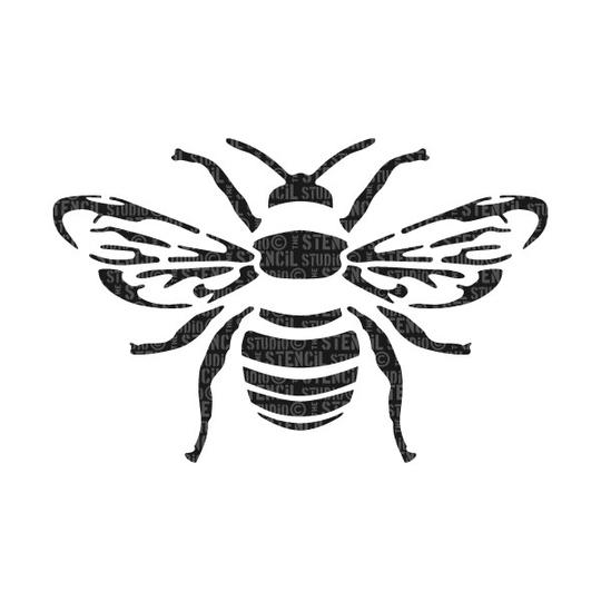 Bee stencil by Stencil Studio