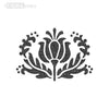 Tulip Flower Motif Stencil