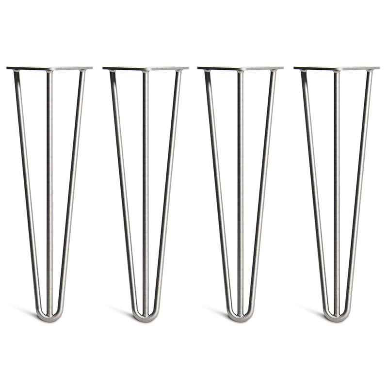 Hairpin Legs - 14INCH / 35CM - COFFEE TABLE- Raw Steel