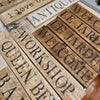 TYPESETTING (2 sheets) Decor Stamp by Iron Orchid Designs - Ink, Chalk Paint, Furniture Craft Stamp 12"x12"