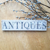 Antiques pallet wood sign