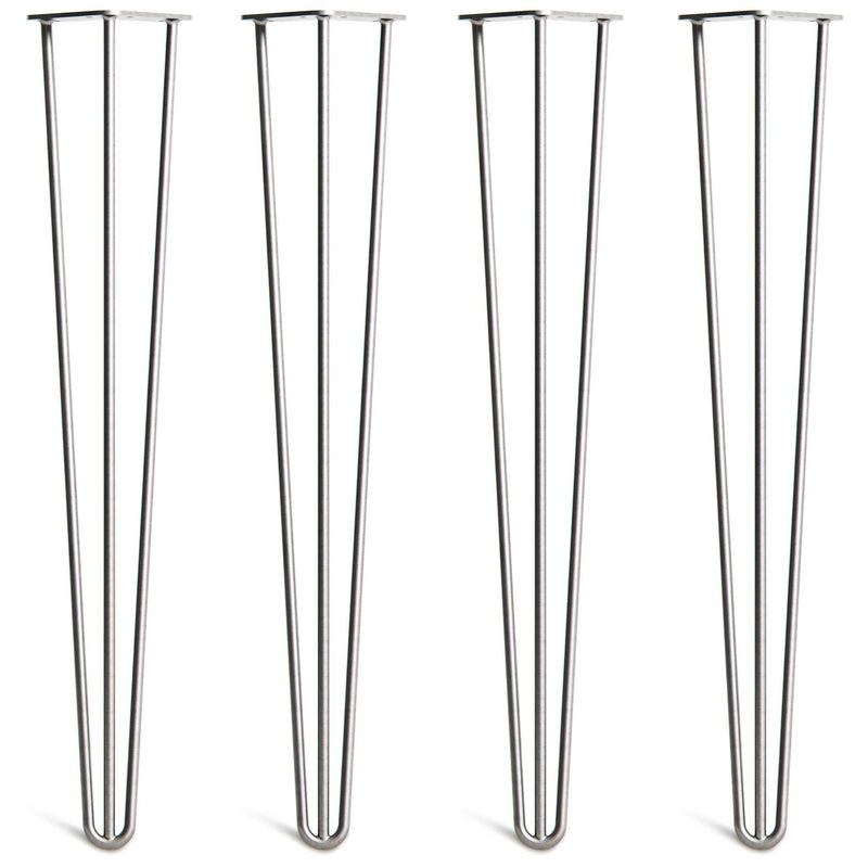 Hairpin Legs - 28INCH / 71CM - DESK & DINING TABLE - Raw Steel