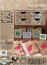 Antiquities Decor Stamp by Iron Orchid Designs - Ink, Chalk Paint, Furniture Craft Stamp 12"x12"