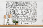 Cotswold transfer by Iron Orchid Designs 12 x 16" (pad of 8 sheets) for furniture, crafts and decor
