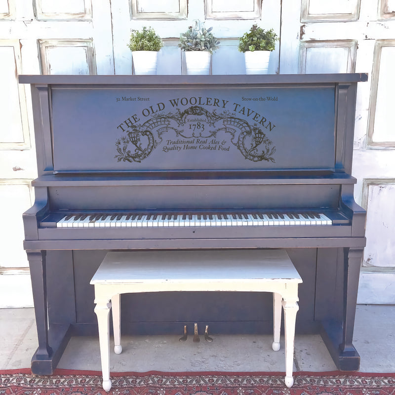 Cotswold transfer by Iron Orchid Designs 12 x 16" (pad of 8 sheets) for furniture, crafts and decor