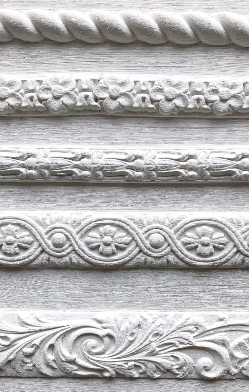 Trimmings 2 Decor Furniture Mould by Iron Orchid Designs - Clay, Resin, Hot Glue