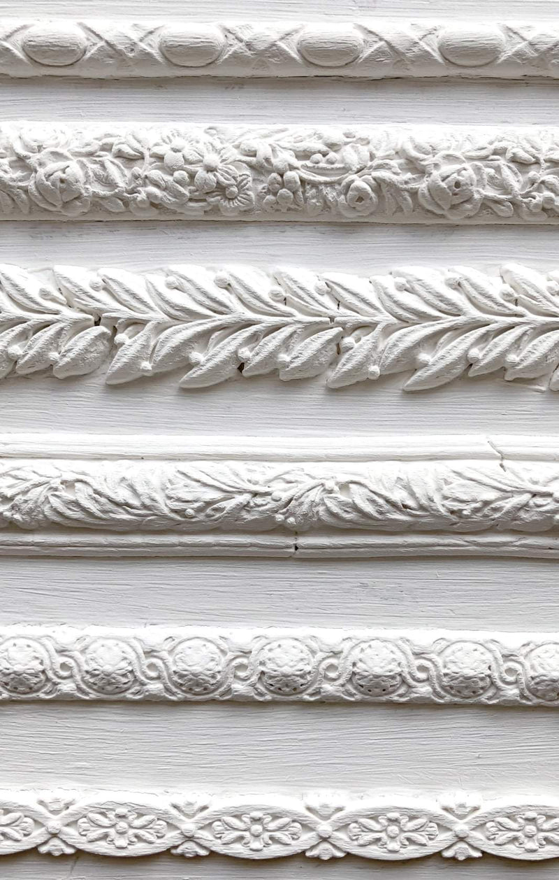 Trimmings 1 Decor Furniture Mould by Iron Orchid Designs - Clay, Resin, Hot Glue