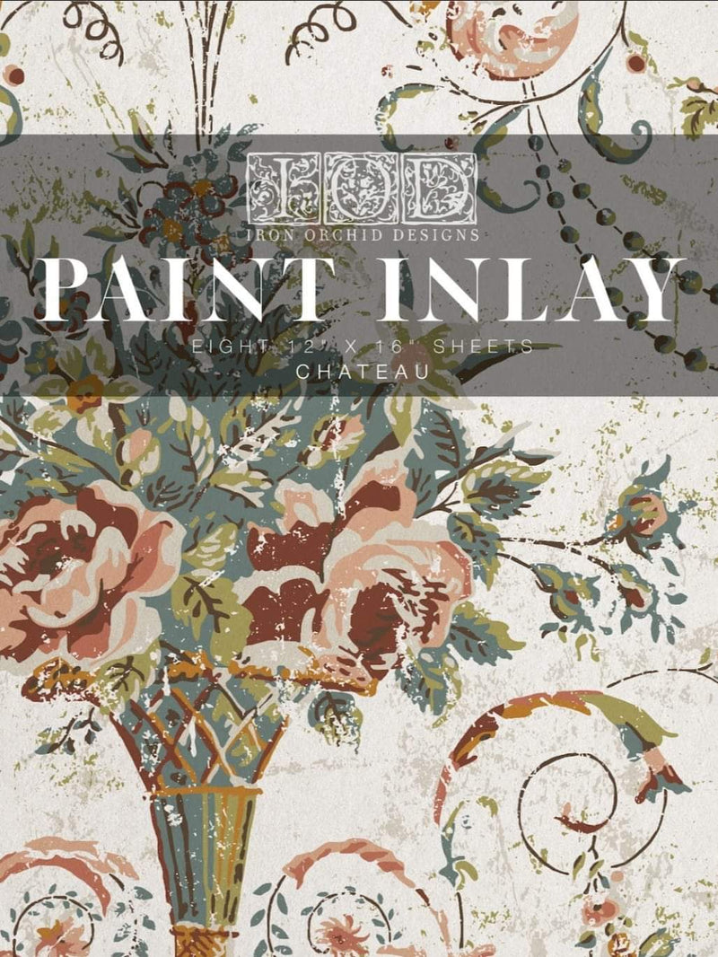 Chateau Paint Inlay by Iron Orchid Designs - Furniture Flip, Upcycling, Decor