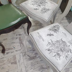 Rose Toile Decor Stamp by Iron Orchid Designs - Ink, Chalk Paint, Furniture Craft Stamp 12"x12"