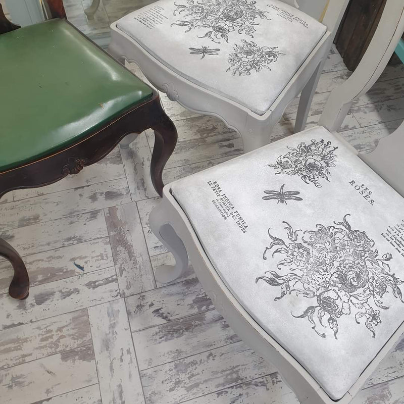 Rose Toile Decor Stamp by Iron Orchid Designs - Ink, Chalk Paint, Furniture Craft Stamp 12"x12"