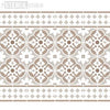 Oakridge Tile & Border Stencil