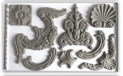 Classic Elements Decor Furniture Mould by Iron Orchid Designs - Clay, Resin, Hot Glue