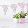 Paisley Bunting Stencil