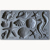 Sea Shells Decor Furniture Mould by Iron Orchid Designs - Clay, Resin, Hot Glue