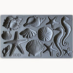 Sea Shells Decor Furniture Mould by Iron Orchid Designs - Clay, Resin, Hot Glue